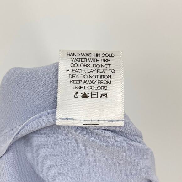 Norma Kamali | Strapless Diana Pickleball Dress in Misty Blue Metallic Mini S - Picture 15 of 16